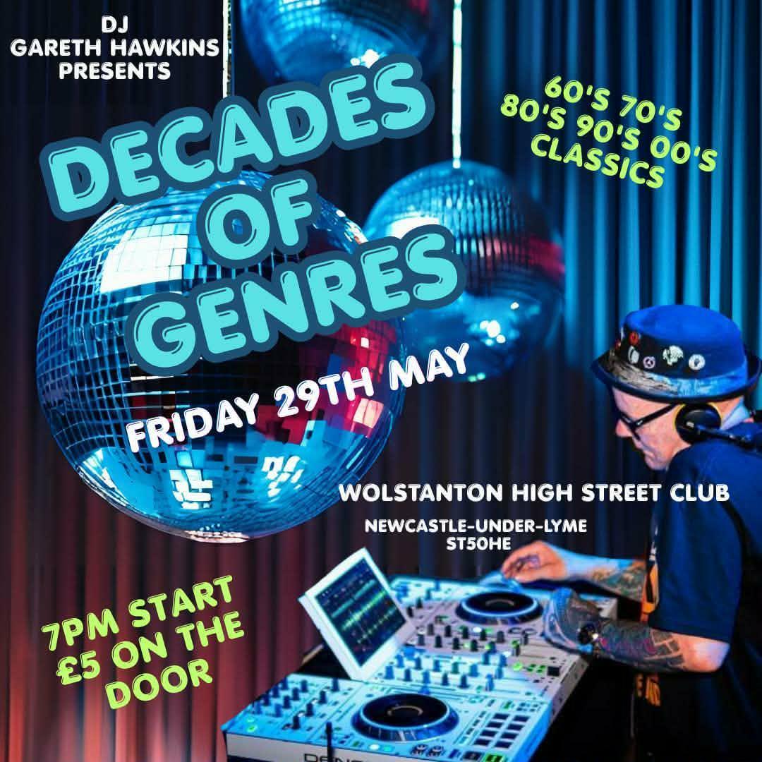 (FRIDAY 29th MAY) <br>
(GARETH HAWKINS)